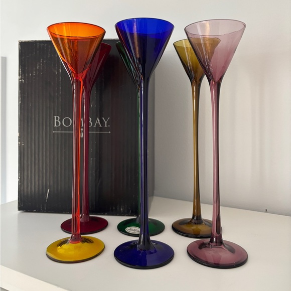 Bombay Vintage La Grande Cordial Set of 6 Glasses - Picture 3 of 5